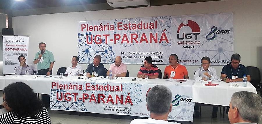 Fesmepar marca presença na Plenária Estadual da UGT- Paraná