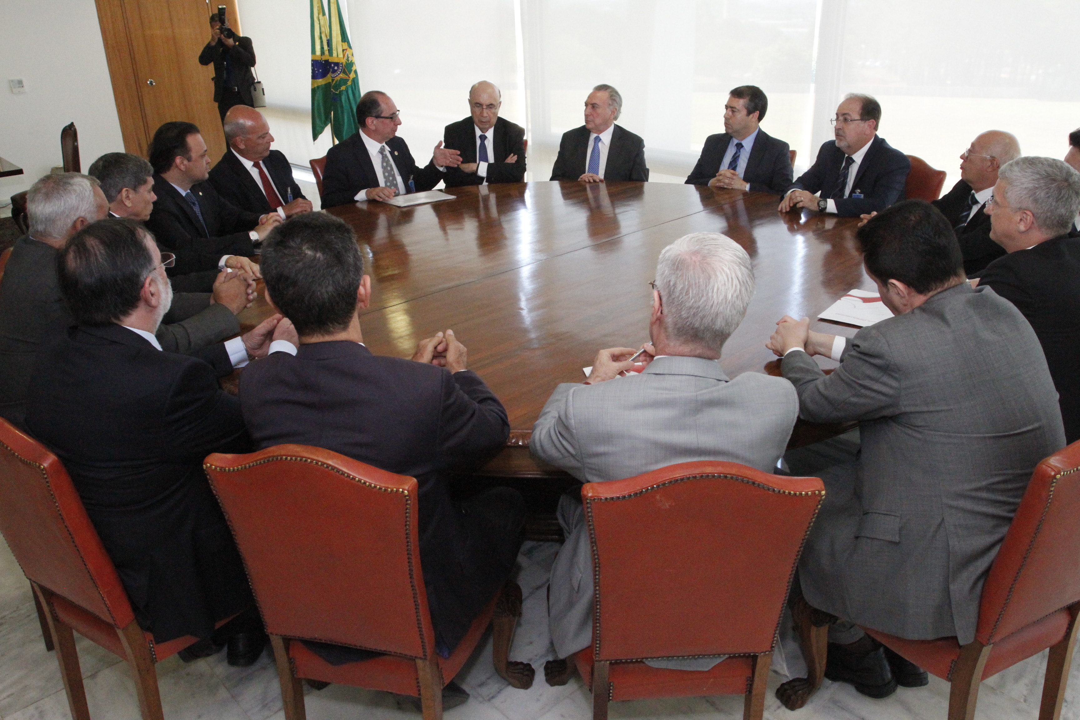 Presidente Nacional e Dirigentes da UGT se reúnem com Temer e ministros em Brasília para discutir nova legislação trabalhista
