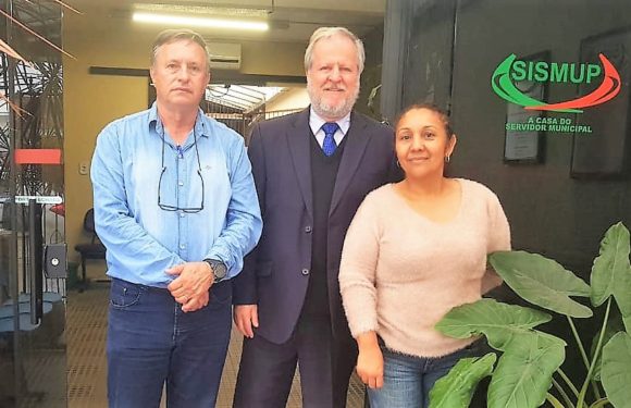 Paranaguá: Fesmepar  faz visita administrativa ao Sismup