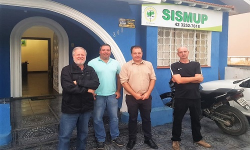 Palmeira: Assessoria jurídica da Fesmepar faz visita à diretoria do SISMUP