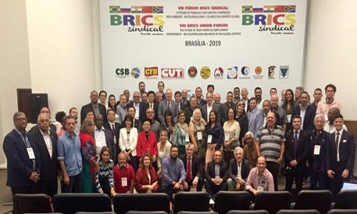 CSPB  marca presença no VIII Fórum BRICS Sindical