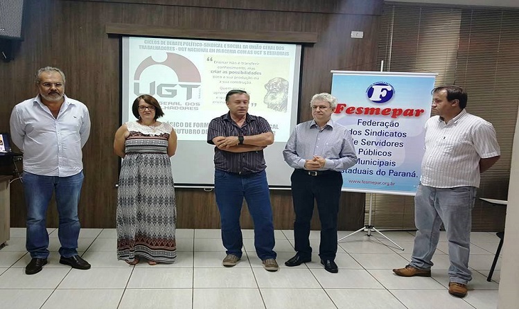 Fesmepar e UGT realizam curso de formação sindical em Apucarana