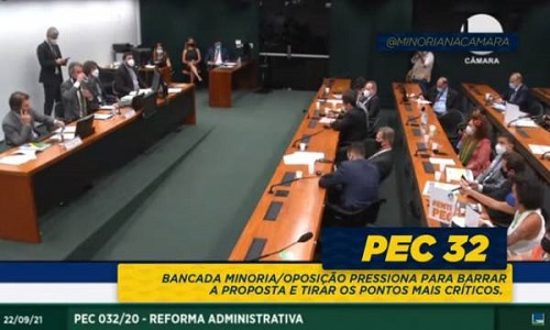 Votação da PEC 32 está suspensa após tentativas de aprovar relatório sem análise da Comissão