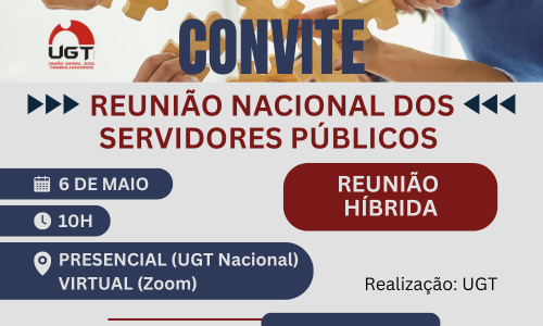 CONVITE: Reunião Nacional dos Servidores Públicos